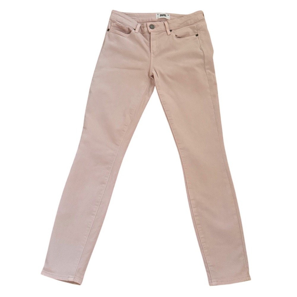 Paige‎ Verdugo Ankle Womens 26 (2) Pink Jeans Skinny Low Rise 5 Pocket